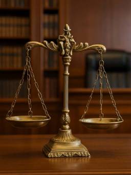 Cartoon caricature of a Judge with a moustache sitting at the bench, 'The Crik' visible.